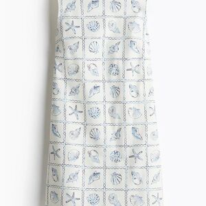 H&M Blue and White Patterned Garment